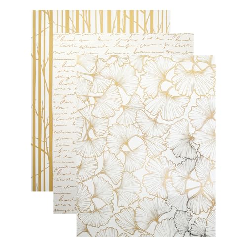 Spellbinders Woodland Foiled Acetate & Vellum - 21,6 cm x 28 cm da coleção The Woodland Tales