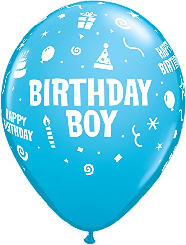 Pioneer Balloon Company 11677 Birthday Boy, 11", Assorted #TOP2