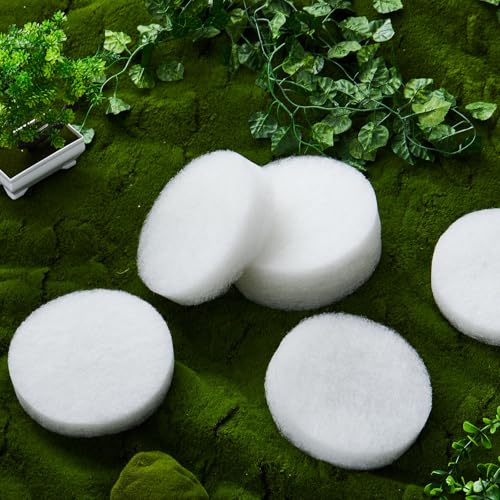 Image of Tranqun 24 Pcs Fine Filter Water Polishing Pad Compatible with Fluval Fx4, Fx5, Fx6 7 x 7 x 1.38 Inches White Filter Media Canister Aquarium Water Polishing Pads