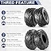 MaxAuto Set of 4 ATV Tire 145/70-6 &16x8-7 Mini Bike Tires, 145x70-6 All Terrain UTV Tire 16x8x7 Go-Kart Quad Tires,6 PR Tubeless, 4 Pack in 2 Packages