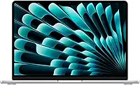 Apple 2024 MacBook Air (de 13 polegadas, Processador M3 da Apple com CPU 8‑core e GPU 8‑core, 16GB Memória unificada, 256 GB) - Prateado
