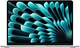 Apple 2024 MacBook Air (de 13 polegadas, Processador M3 da Apple com CPU 8‑core e GPU 8‑core, 16GB Memória unificada, 256 GB) - Prateado