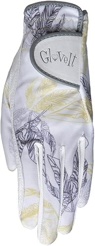 Glove It Guante de golf para mujer, ligero y suave guante de golf de cuero Cabretta para mujer, cuenta con protección UV