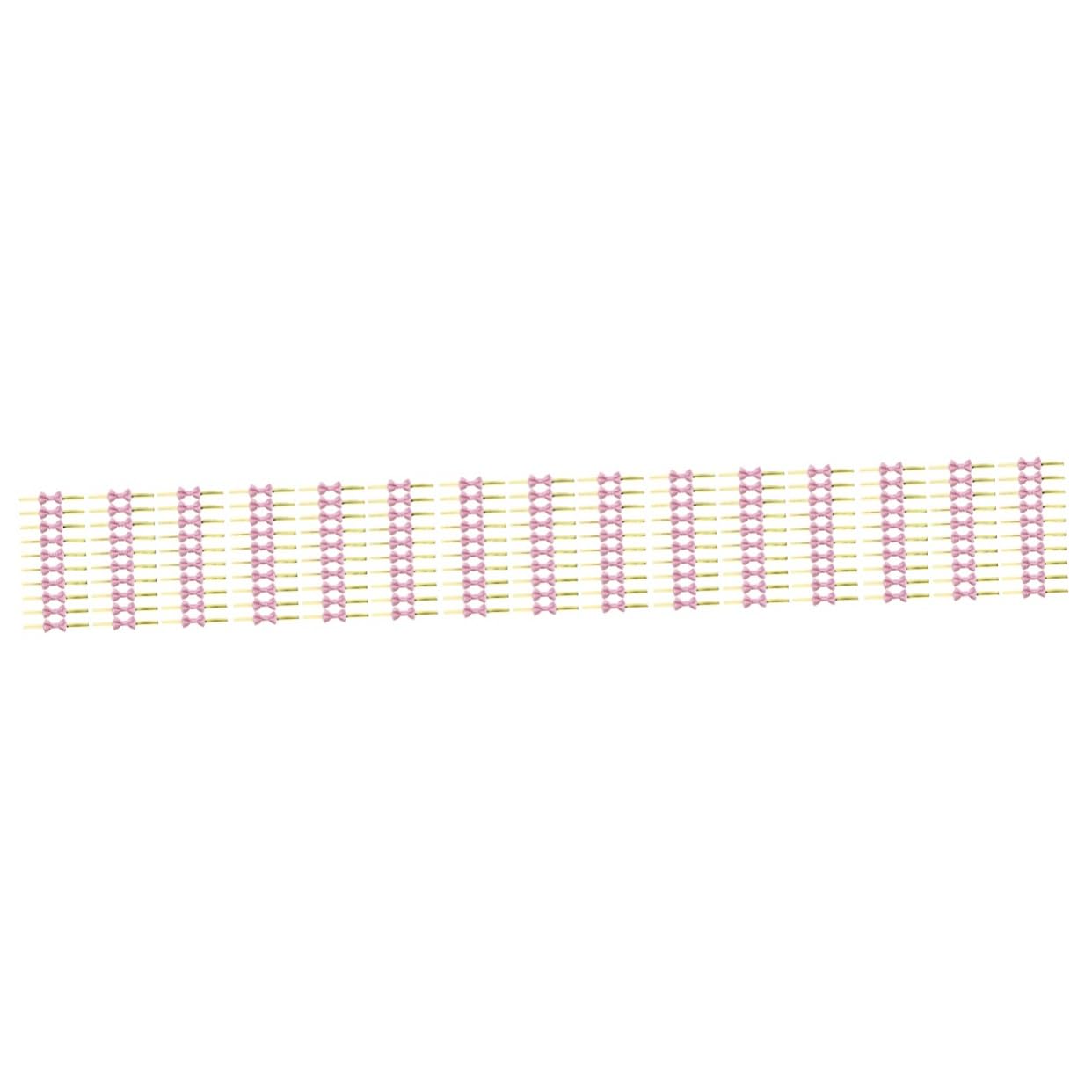 EXCEART 1000 Piezas Corbata de moño Lazos de Cinta para Envolver Regalos Cinta y Lazos decoración Envolver Lazos y Cintas de Sellado de piruletas Boda Bolsa de Dulces Juguete Decorar