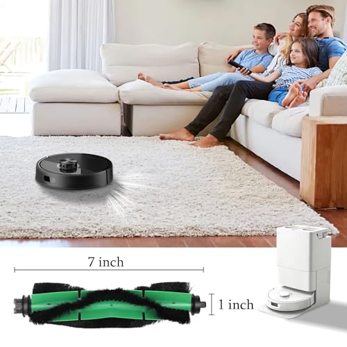 Image of 4 Pack Brushes Accessories Compatible with iRobot Roomba 104, 105 Combo, Vac 105, Vacuum 2, Q0120, Q0520, Y0140, Y0110 Robot Vacuum Cleaner, 1 Cleaning Tool