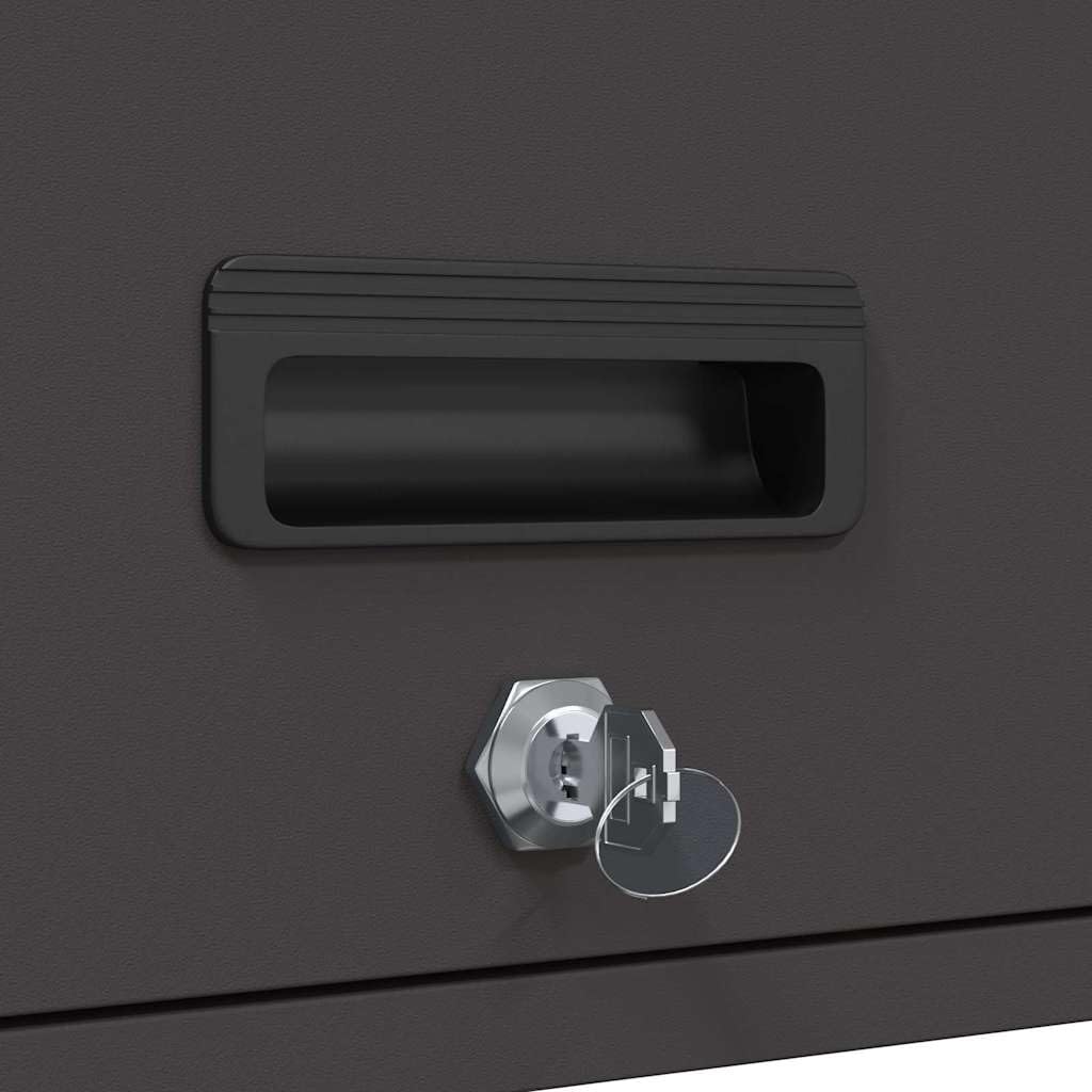 vidaXL Armadio a muro per garage Nero 60 x 40 x 53 cm, Soggiorno, mobili moderni per riporre, armadio funzionale, attaccato al muro, risparmio di spazio, organizzazione casa