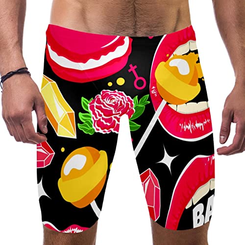 Traje de baño jammer para hombres HUI JIN SHOP, bañador de natación técnica S a 3XL