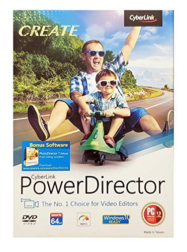 Cyberlink PowerDirector Easy Video Editing 2018, Traditional Disc