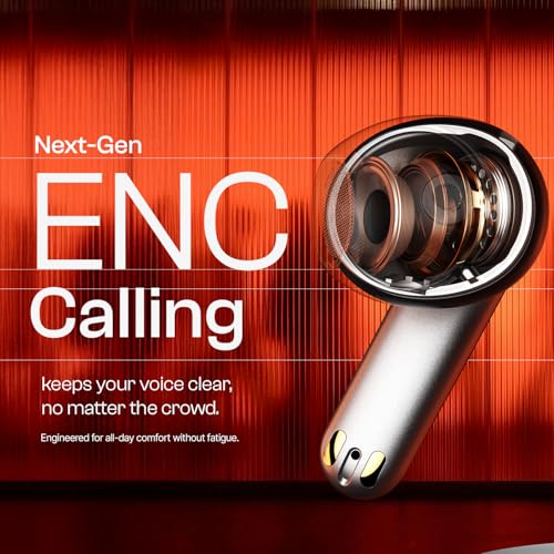 Image of Fire-Boltt Aero Fit TWS Earbuds with Custom EQ, Bluetooth 5.4 Wireless Earphones, 50H Playtime, Fast Charging Case, 50ms Low Latency Gaming & Touch Controls Frost Ruby