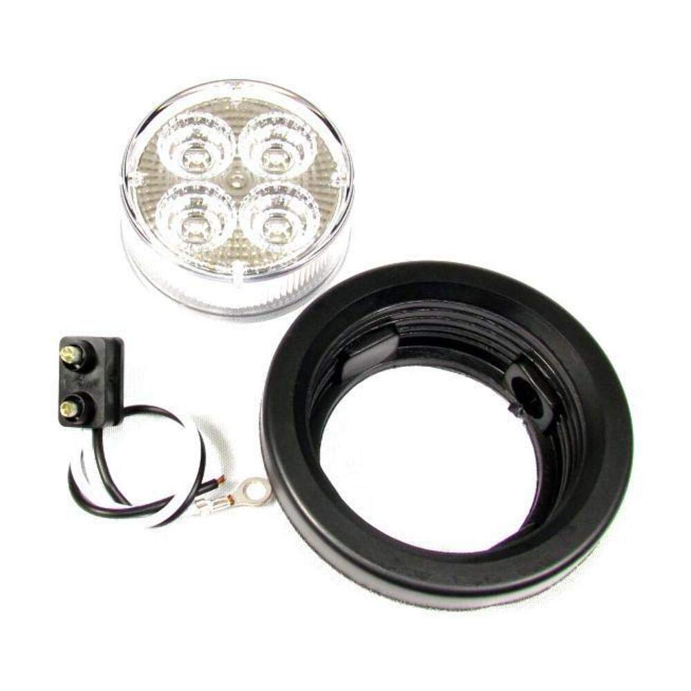 RoadPro 4x2 Inch Double Bubble Diamond Lens 12 LED RoadPro RP1375RDL ...