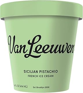 Van Leeuwen Classic Pistachio Ultra Premium Ice Cream, 14 oz (Frozen)