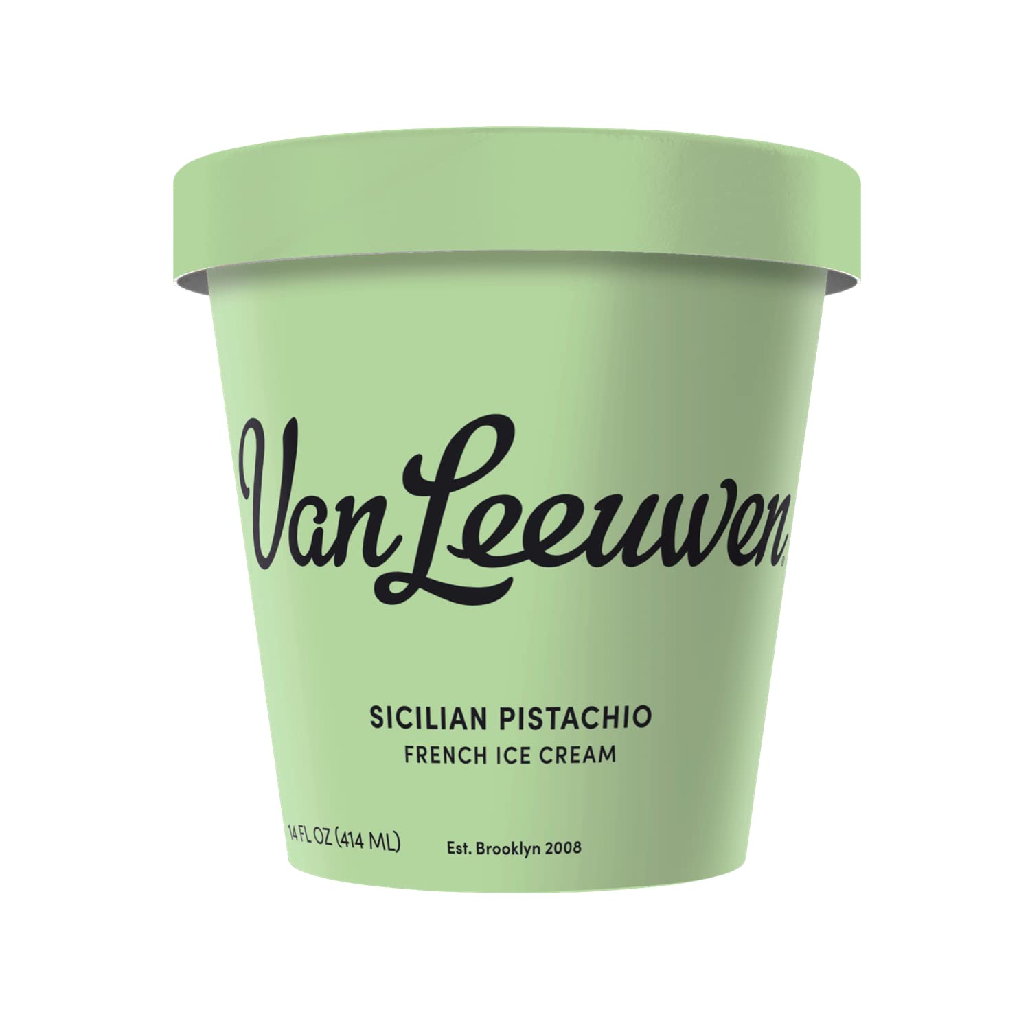 Van Leeuwen (Amazon Fresh) Van Leeuwen Ultra Premium Ice Cream | Classic Pistachio | Small Batch | 14 Oz, (Frozen)