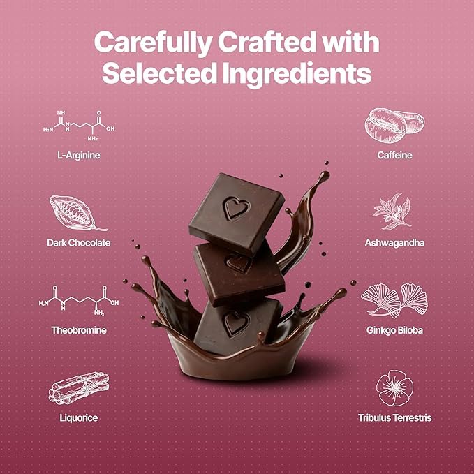 Nooky Tempting Delights for uplifing mood (Pack of 6) | Luxury Dark Chocolate Best Gift Set for Men & Women | instaeats
