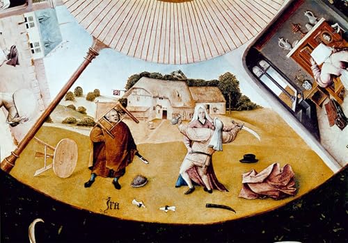 Adoration des Mages Bosch affiche toile 60x90cm pour habiller un mur vide sans cadre lourd