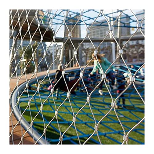 Filet acier inoxydable pour cage volaille et manchons balustre escalier - 3