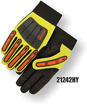 (12 Pair) Majestic ARMORSKIN PALM GLOVES WITH KNUCKLE & FINGER GUARDS - XTRA LARGE(21242HY/11)