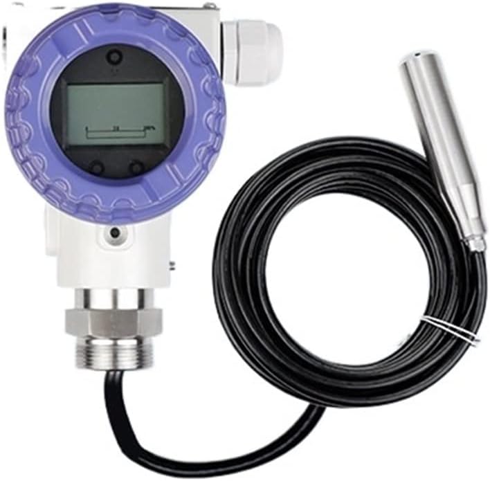Digital Wind Anemometers Submersible Wireless Liquid Level Sensor LCD Display Wireless Transmission Liquid Level Transmitter(5m)