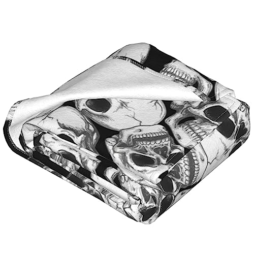 Yomane TANGZ Fleece Throw Skull Blanket For Couch, Sofa And Bed thumb #5
