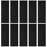 Aktivkohlefilter für Lüftungsschlitze, 10,2 x 30,5 cm, für Zuhause, Boden-Luftreinigung, austauschbare Kohle-Pad-Blätter für HVAC-Ofen und Luftbefeuchter, 10 Stück