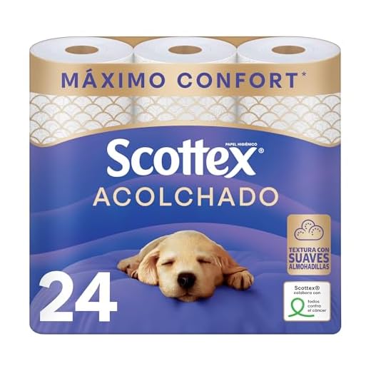 Scottex Acolchado Papel Higiénico Seco 28 rollos