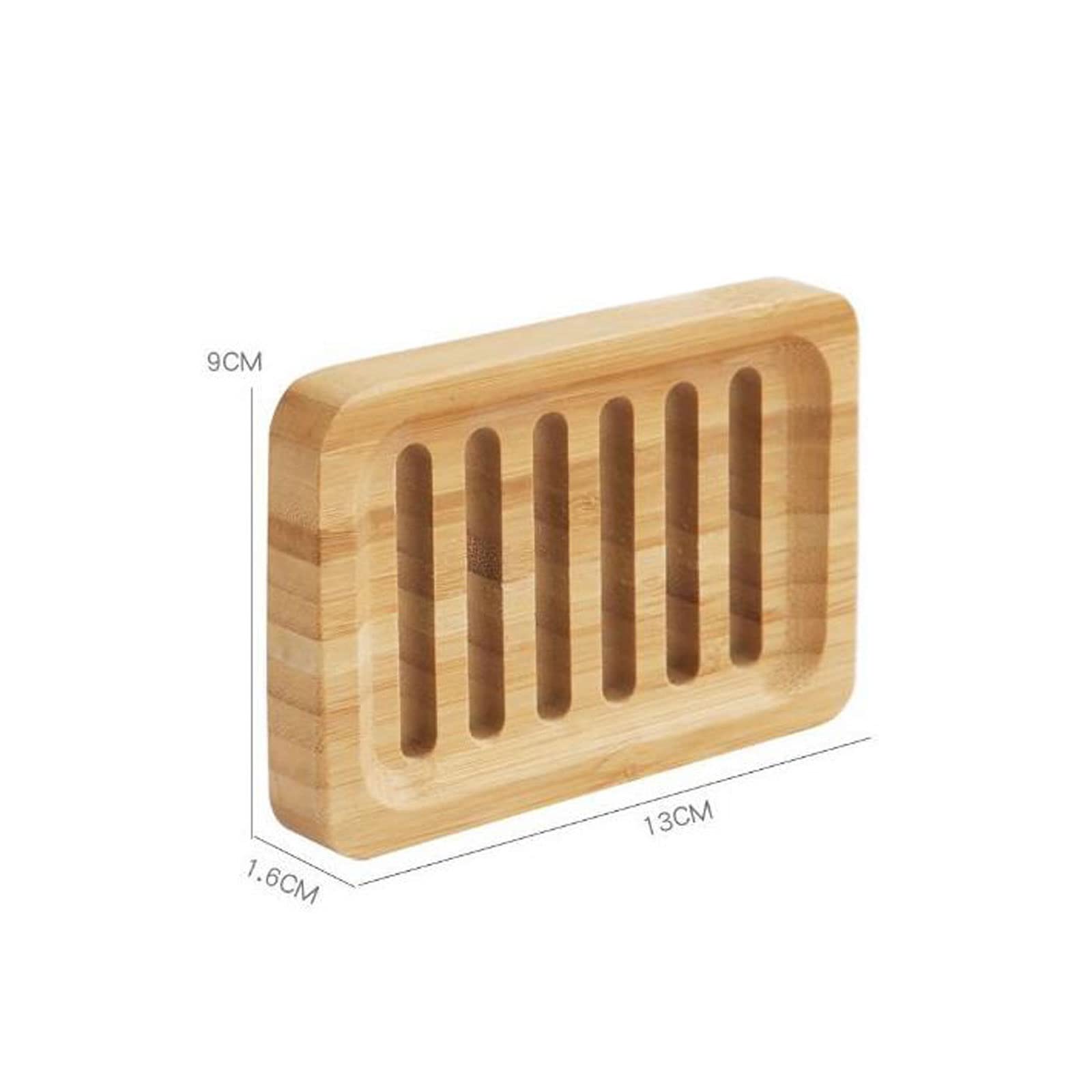 Seifenablage, Seifenhalter aus Bambus, Seifenablage aus Holz, geschlitzte Seifenkiste