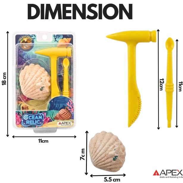 Image of APEX Ocean Relic Kit 1 Surprise Excavation Toy for Kids 5+