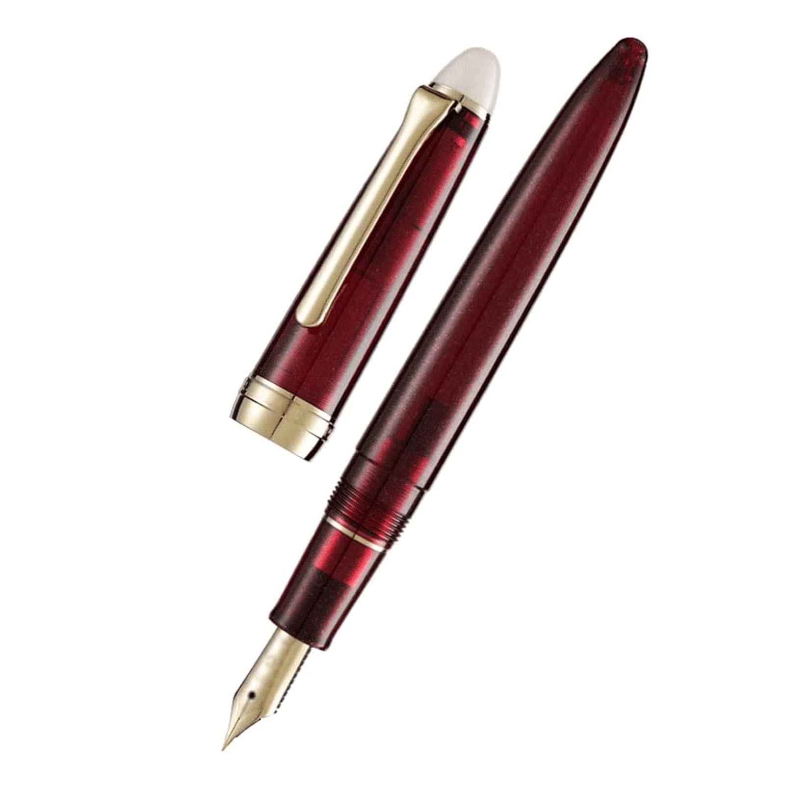 Hochwertiger Füllfederhalter mit 0,4 mm feiner Feder for sanftes Schreiben, Kalligrafie und luxuriöse Signatur – ideal for Damen und Herren.(Purple)