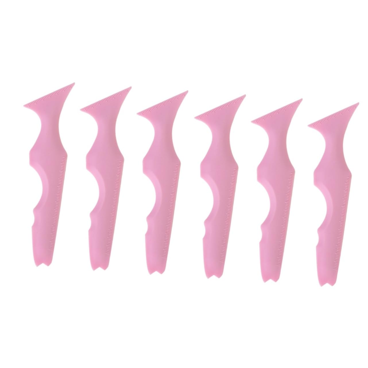 Healeved 6pezzi Stencil Silicone Per Eyeliner e Sopracciglia Strumenti Makeup Multifunzionali Per Donne e Ragazze Facilita La Creazione Ombretti e Per Speciali