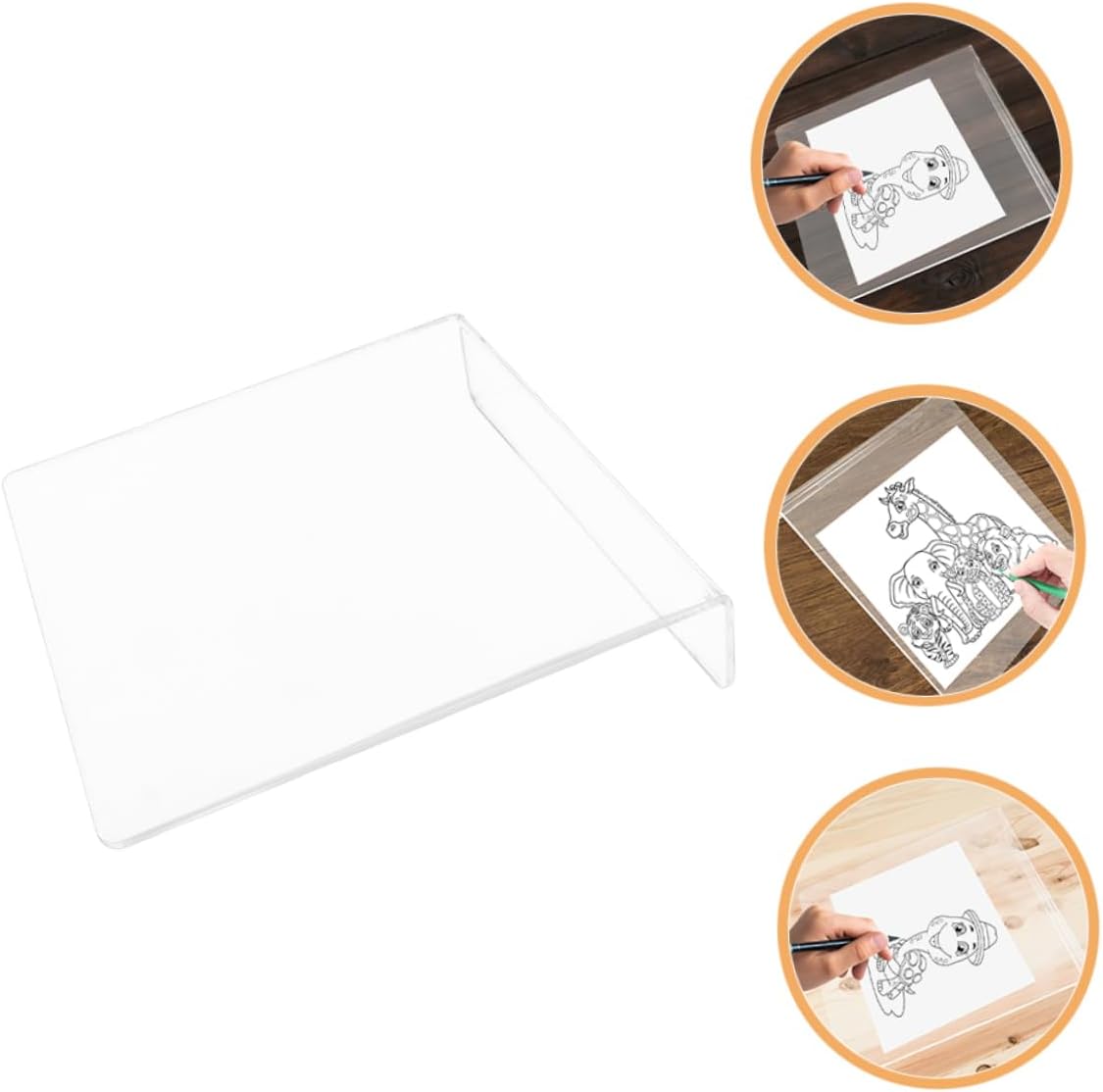 TEHAUX Acrylic Painting Board for Artists Compact Desktop Easel Sloped Design for Watercolor and Sketching for Home and Studio Use