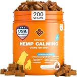 ZENO Hemp Calming Chews For Dogs Anxiety 200 pcs - Anxiety Relief - For stress, travel, check-up, barking or grooming