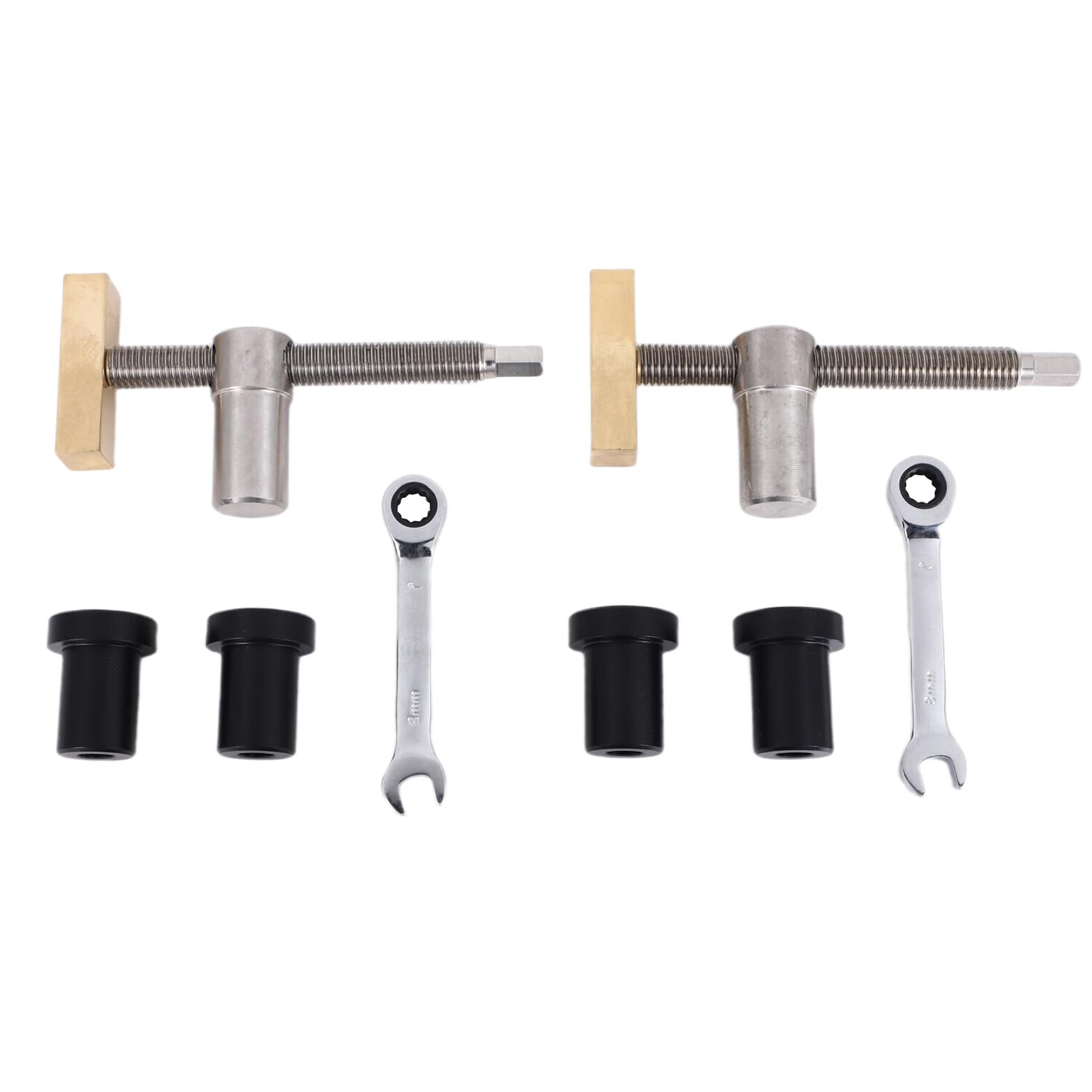MOLERRI Woodworking Bench Dog Clamps with Bench Dog Stop Sets, Clip Clamp Fixture Vise Joinery Carpenter Tools