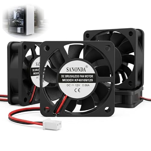 Ventilador 40mm DC 12V 4 Piezas Refrigerador