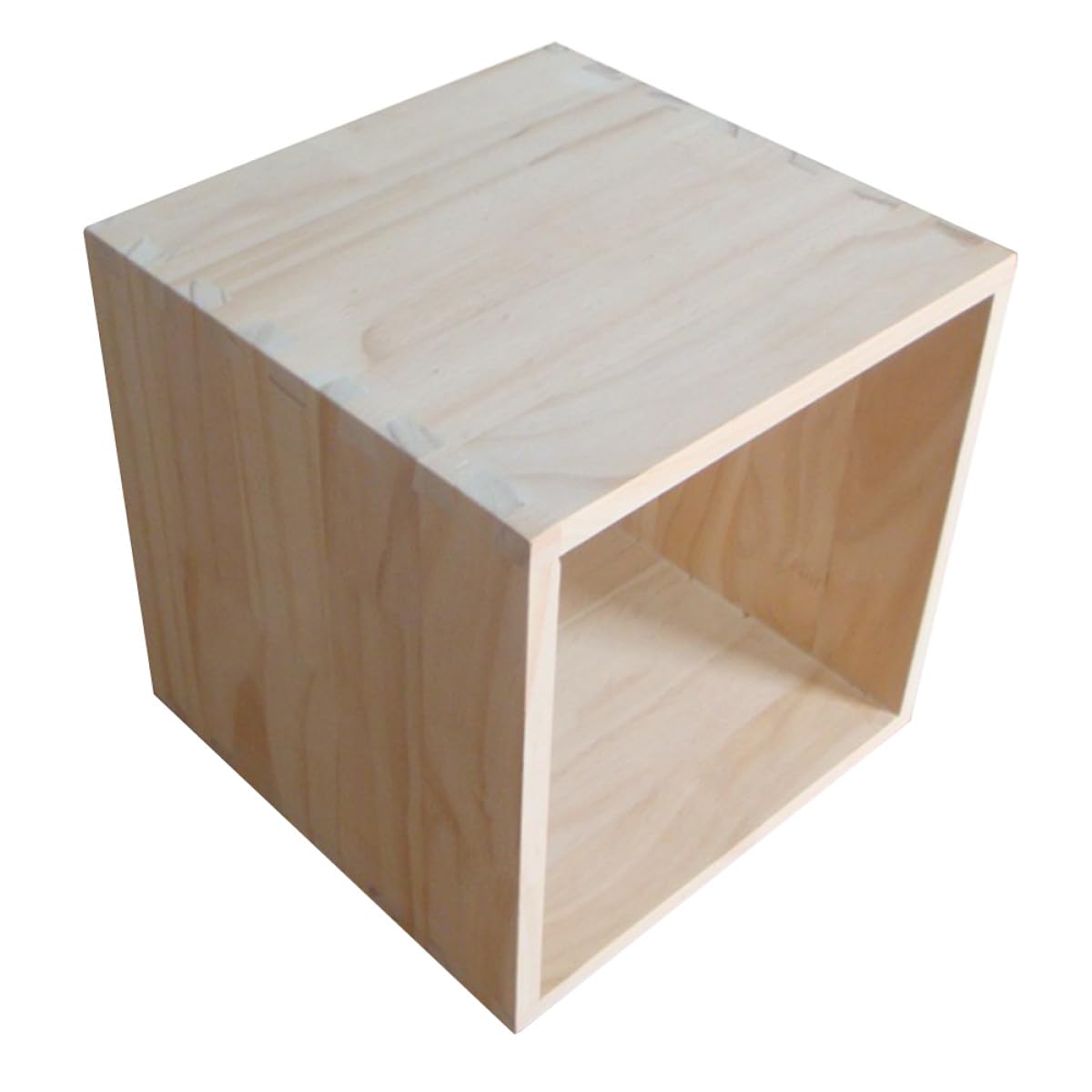 Boîte en bois massif pour projets de bricolage et organisation d'atelier