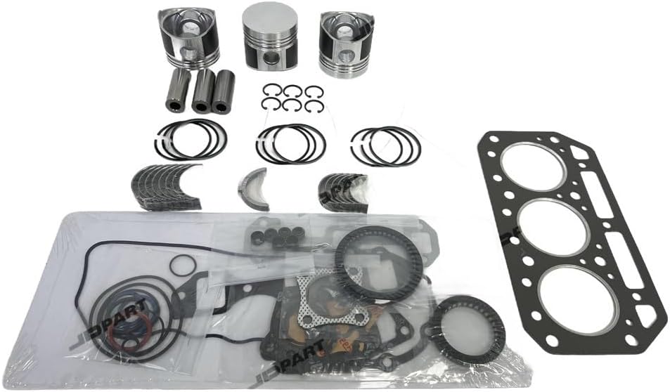3TN75 3TN75U Re-ring Kit For Yanmar Diesel Engine Parts Excavator B25-2 B22-2 Repair Kit With Bearings Piston Rings Gaskets