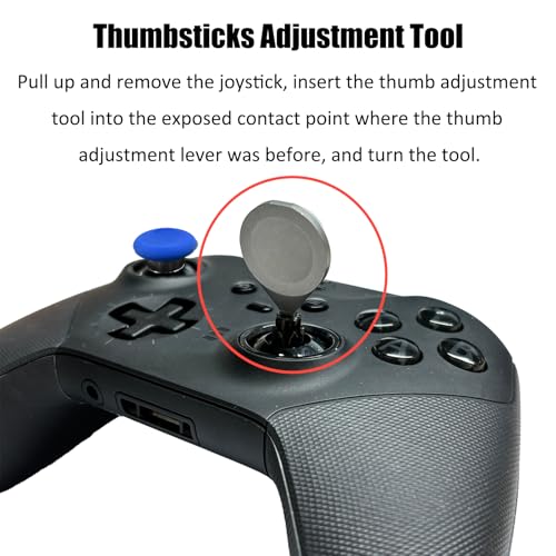 LiXiongBao 13 Pack Thumbsticks for Xbox Elite Series 2 Controller, Controller Accessories with Blue Rainbow Paddles & D-Pads, Plastic Material, Compatible with Xbox Elite Series 2 Controller by LiXiongBao - Image 6