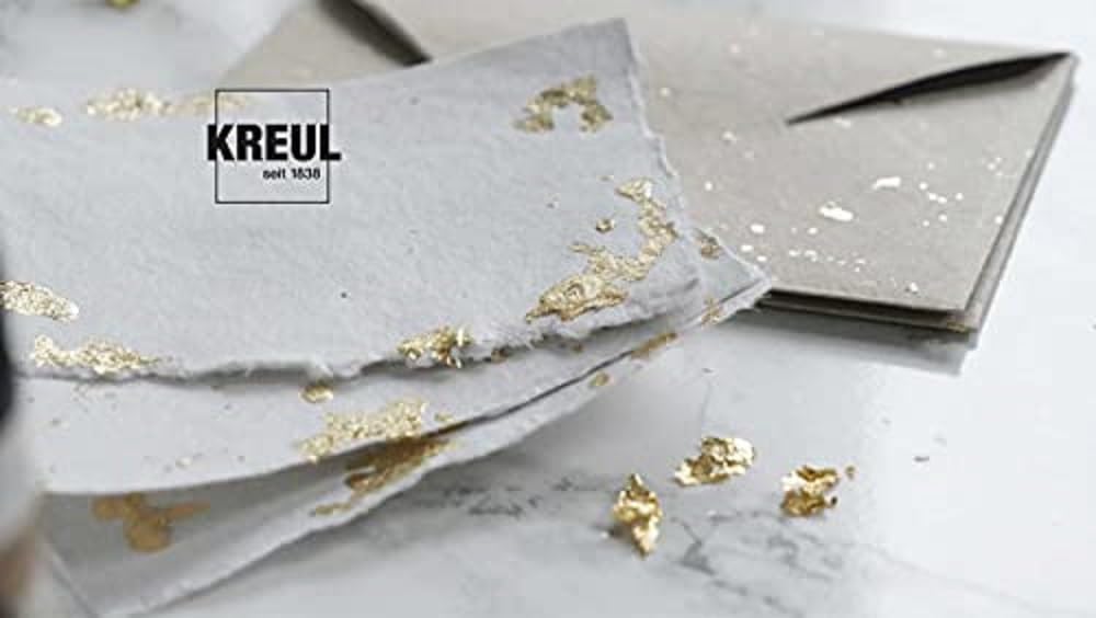 KREUL Blattmetall-Flocken Gold, 2 G – Zum Vergolden Von Holz, Glas, Porzellan Uvm.