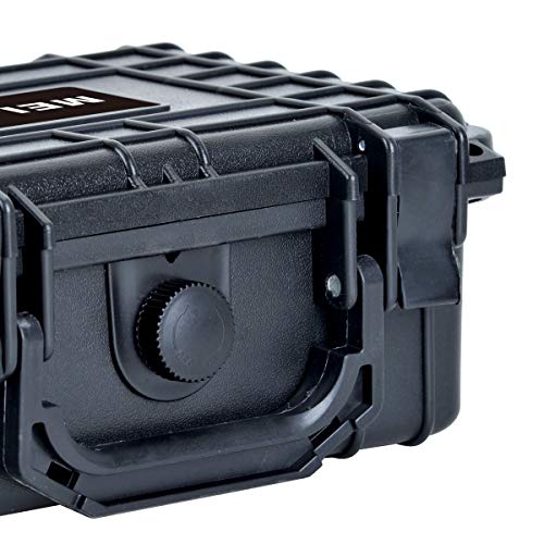 MEIJIA Portable All Weather Waterproof Protective Hard Case,Camera Case with Customizable Fit Foam, Fit use of Drones, Cameras, Equipments, 8.12"x6.56"x3.56" (Black) by MEIJIA - Image 7