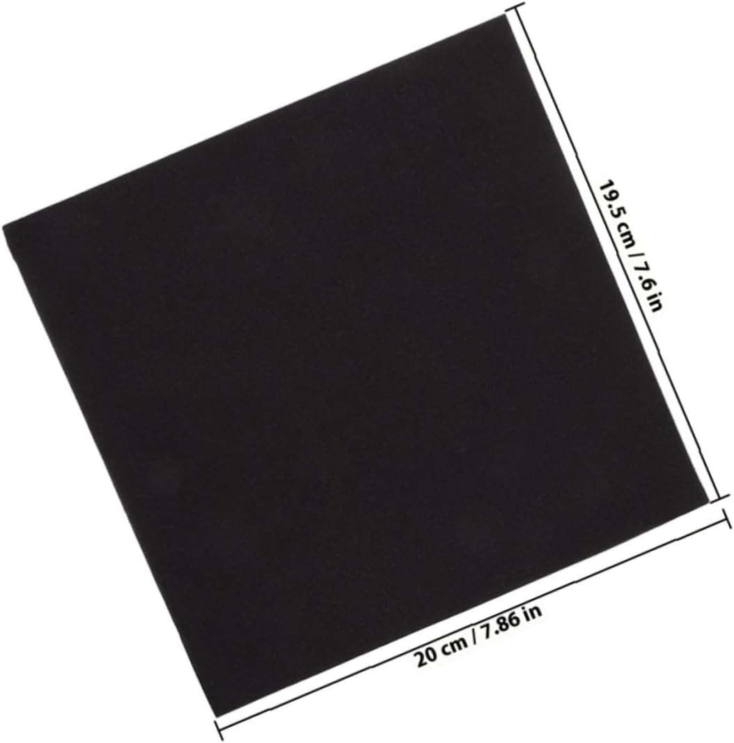 Black Disposable Paper Dinner Napkins 40x40cm Thick Absorbent Party Supplies 100pcs for Weddings Banquets Home Table Decor