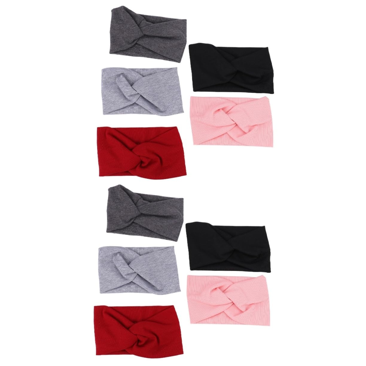 FRCOLOR 10 pezzi di copricapo per bambini, accessori per capelli per bambini, elastici per capelli, elastica per capelli, copricapo