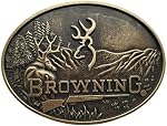 Deer Country Hunting Boucle ceinture de pêche Bronze