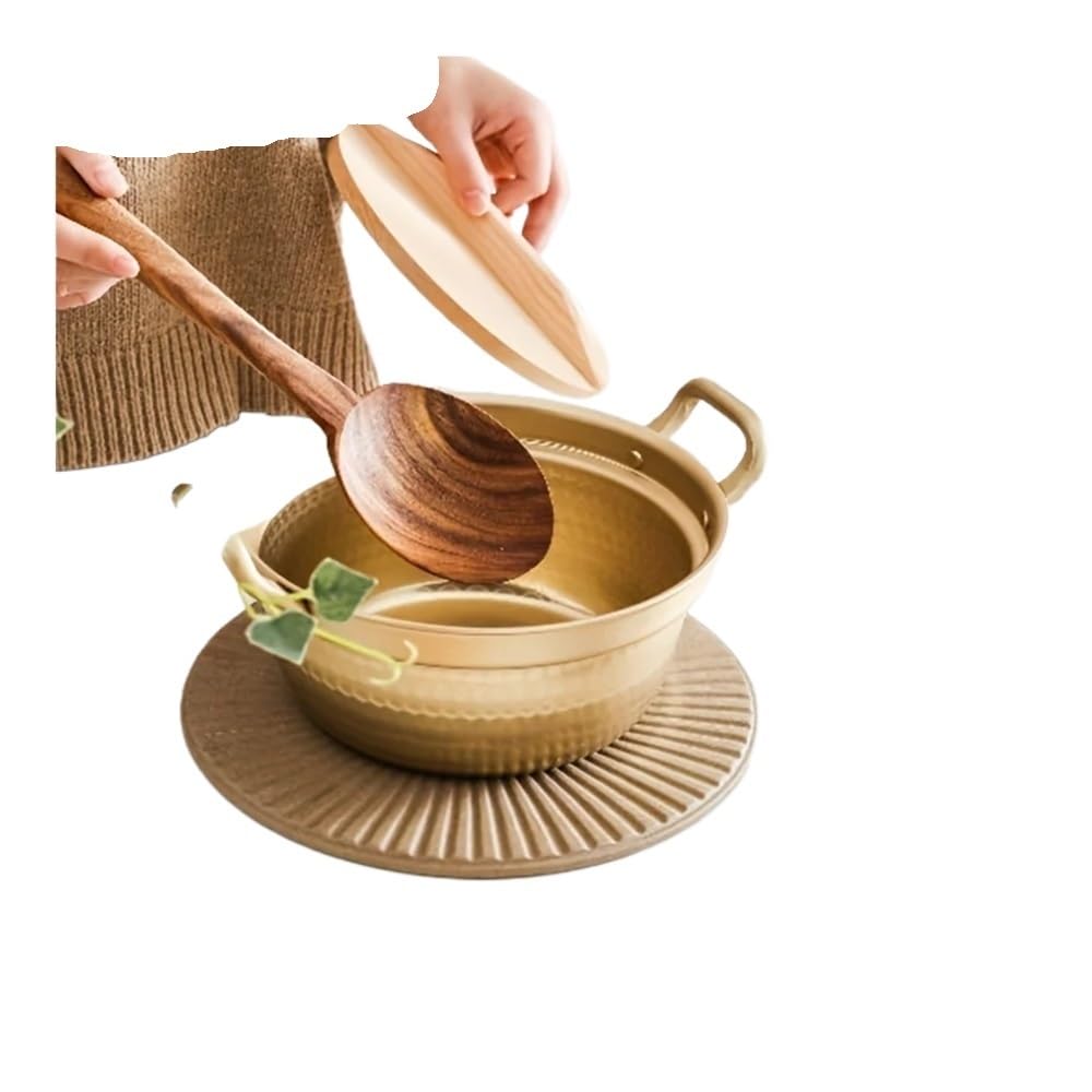 Thailändischer Pfannenwender aus Holz, antihaftbeschichtet, Kaffeelöffel, Kochen, Holz, Küchenutensilien-Set