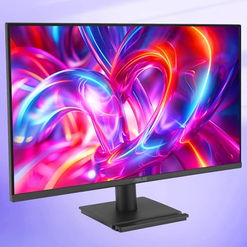 Image of ASUS 24 inch Monitor, FHD(1920x 1080), 120Hz, 1ms, Adaptive-Sync, 99% sRGB, Anti-Glare, Eye Care, VESA Mountable, Speakers, HDMI, DisplayPort, VGA, Frameless, Tilt Adjust, Black, for Office and Gaming