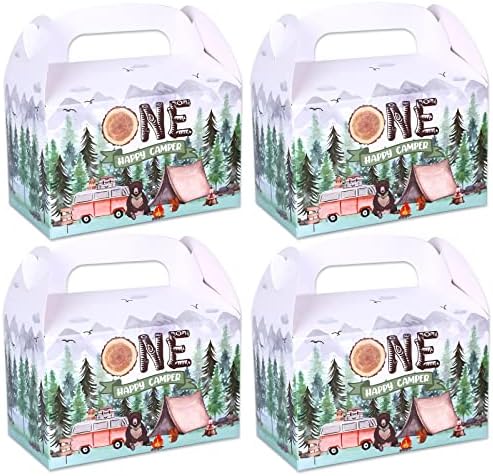 Kreatwow One Happy Camper Party Favors Boxes 24 Sets One Happy Ca...