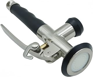 Huba Alcachofa de mano de latón con soporte de bloqueo, cabezal pulverizador para fregadero de cocina, grifo universal de 1/2 pulgadas