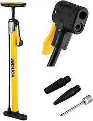 Bomba De Ar Manual Para Encher Pneus Carro Moto Bike BP050 - Vonder - Amarelo