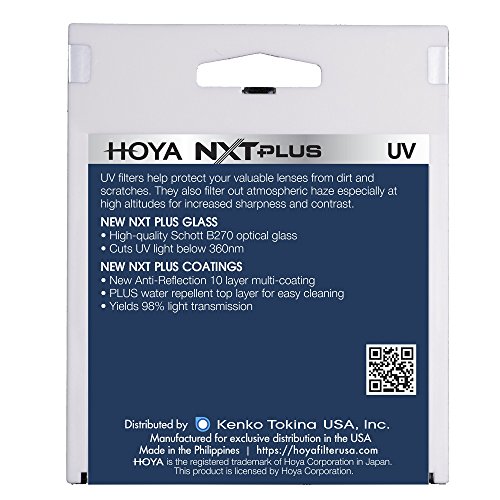 Hoya Filtro De Vidro De Moldura Fina Nxt Plus Hmc Multi-Revestido 58Mm Uv
