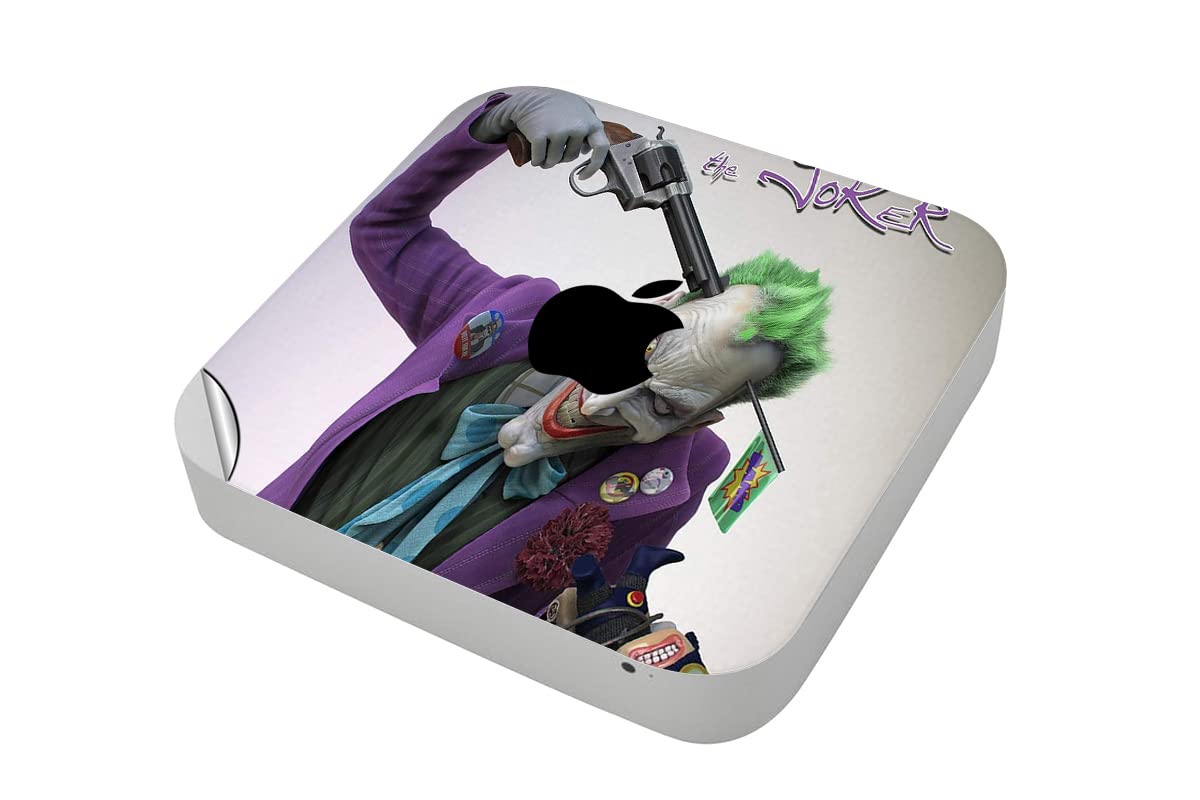 GADGETS WRAP Printed Vinyl Top Only Skin Sticker Decal for Apple Mac Mini - Joker Mad War