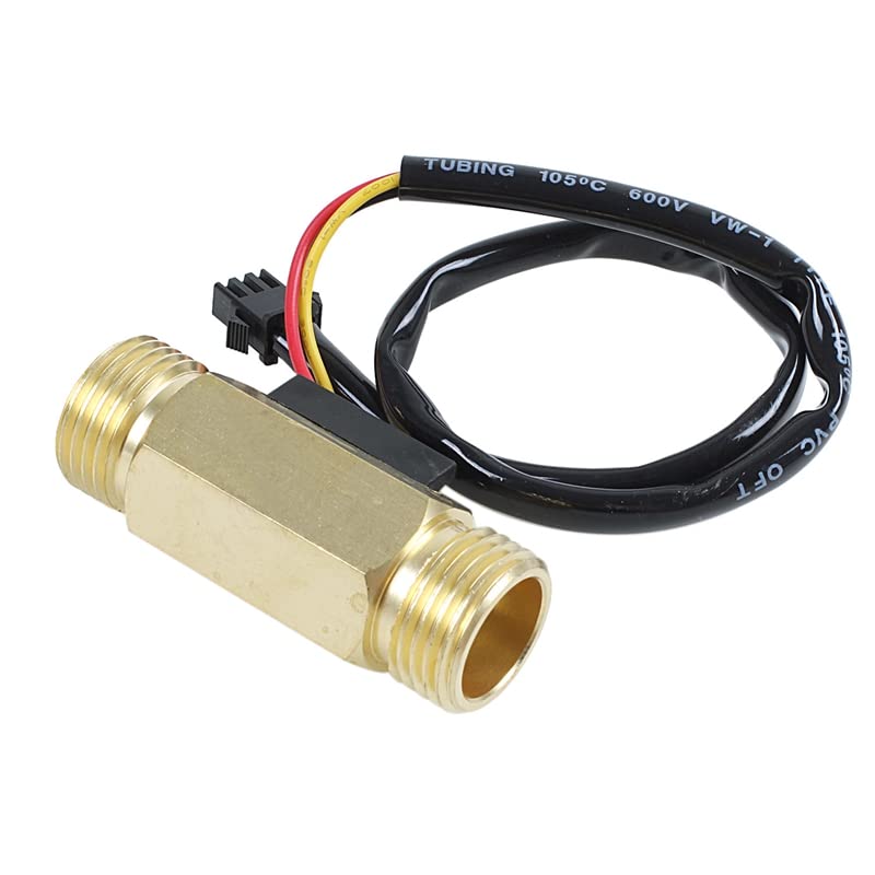 Capteur de débit d'eau 1/2PT commutateur automatique haute précision 1.5-30L/min