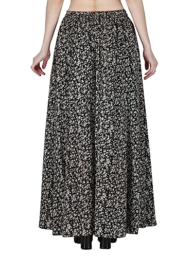 Image of Sttoffa Cotton Printed Women Wear Maxi Long Skirt 40 inch inch Full Length