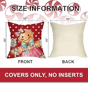 Merrychristmasgingerbreadmandecorativethrowpillowcovers18x18setof4xmaspeppermintcandypolkadotstriperedcushioncasedecorhollyjollywinterholidayhomedecorationforsofa Urban Country Home Decor Merry christmas gingerbread man decorative throw pillow covers 18×18 set of 4 xmas peppermint candy polka dot stripe red cushion case decor holly jolly winter holiday home decoration for sofa urban country home decor